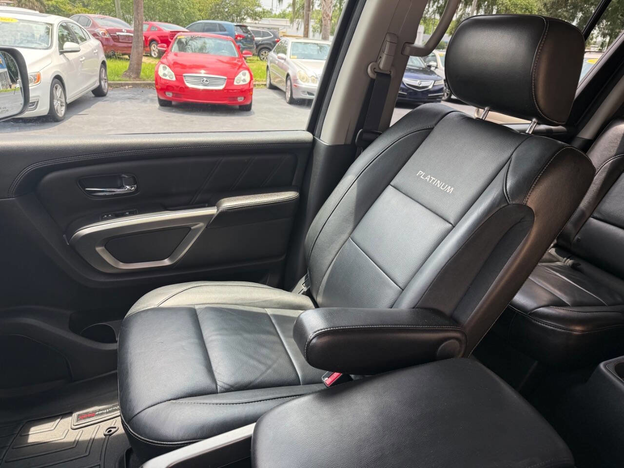 Used 2015 Nissan Armada Platinum w/ 2nd Row Captain Seat Package RWD image 7