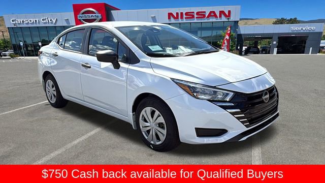 New 2025 Nissan Versa S w/ Trunk Package