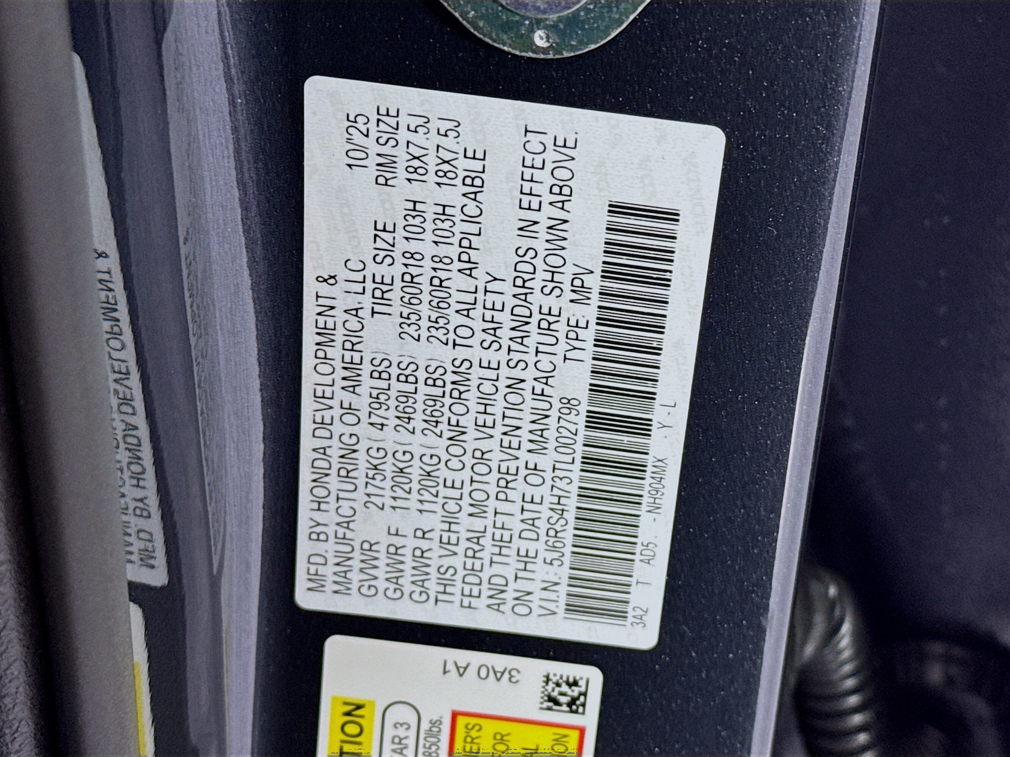 New 2026 Honda CR-V EX-L image 32