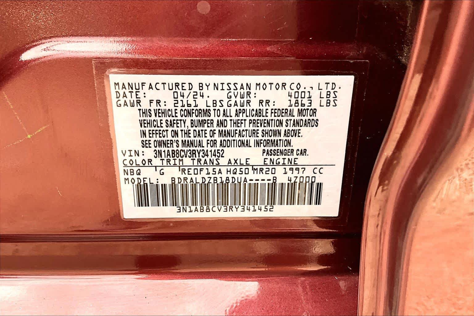 Used 2024 Nissan Sentra SV FWD image 34