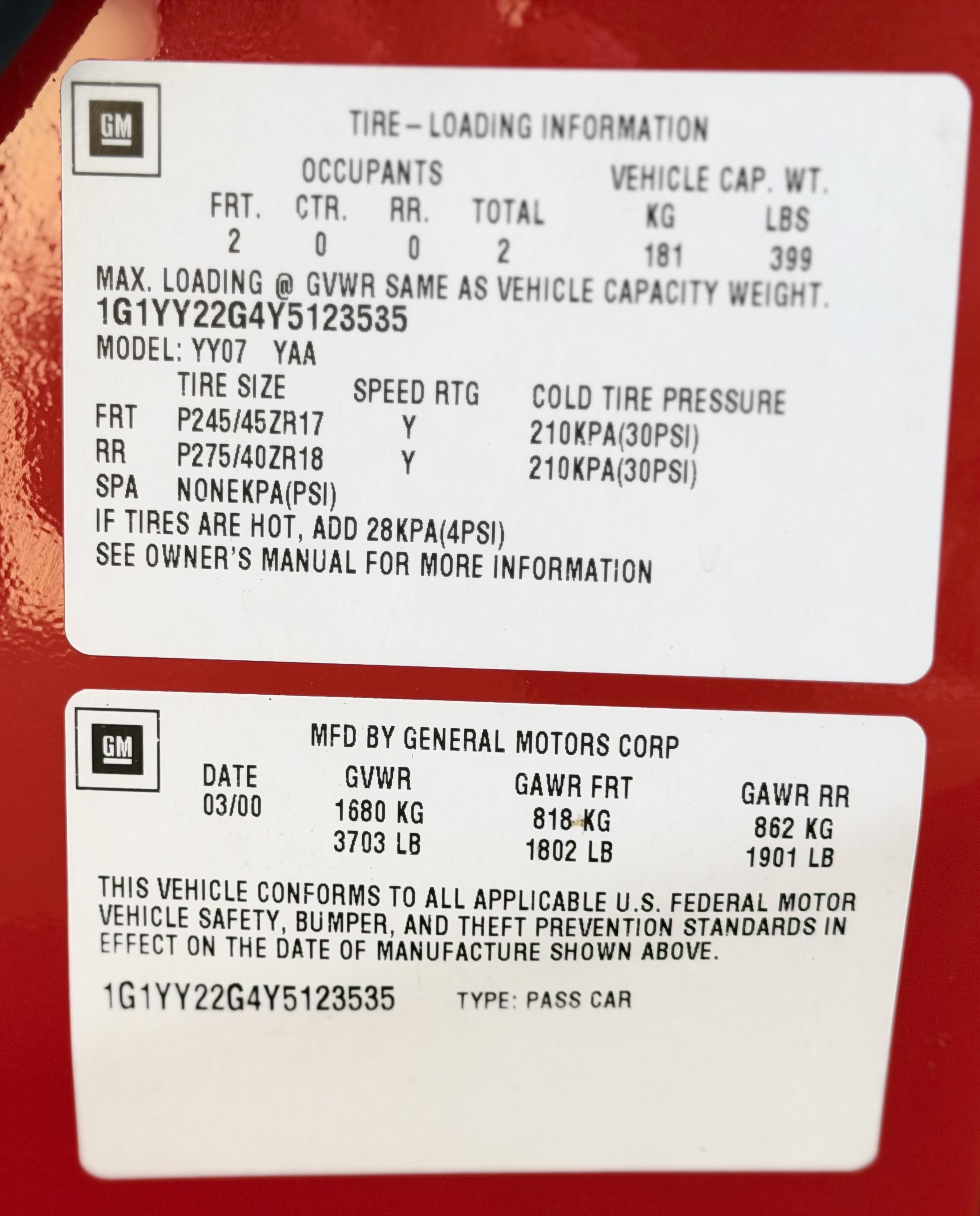Used 2000 Chevrolet Corvette Coupe w/ Memory Pkg RWD image 24