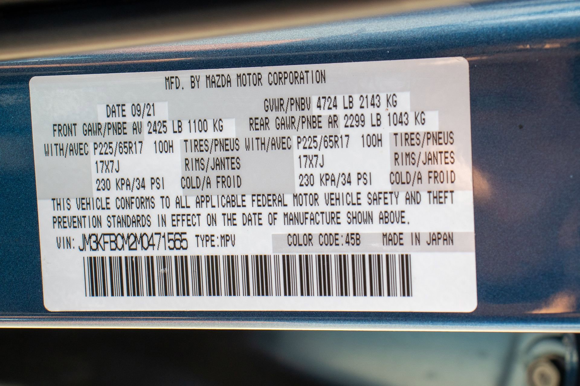 Used 2021 MAZDA CX-5 Touring w/ Touring Preferred SV Package image 35