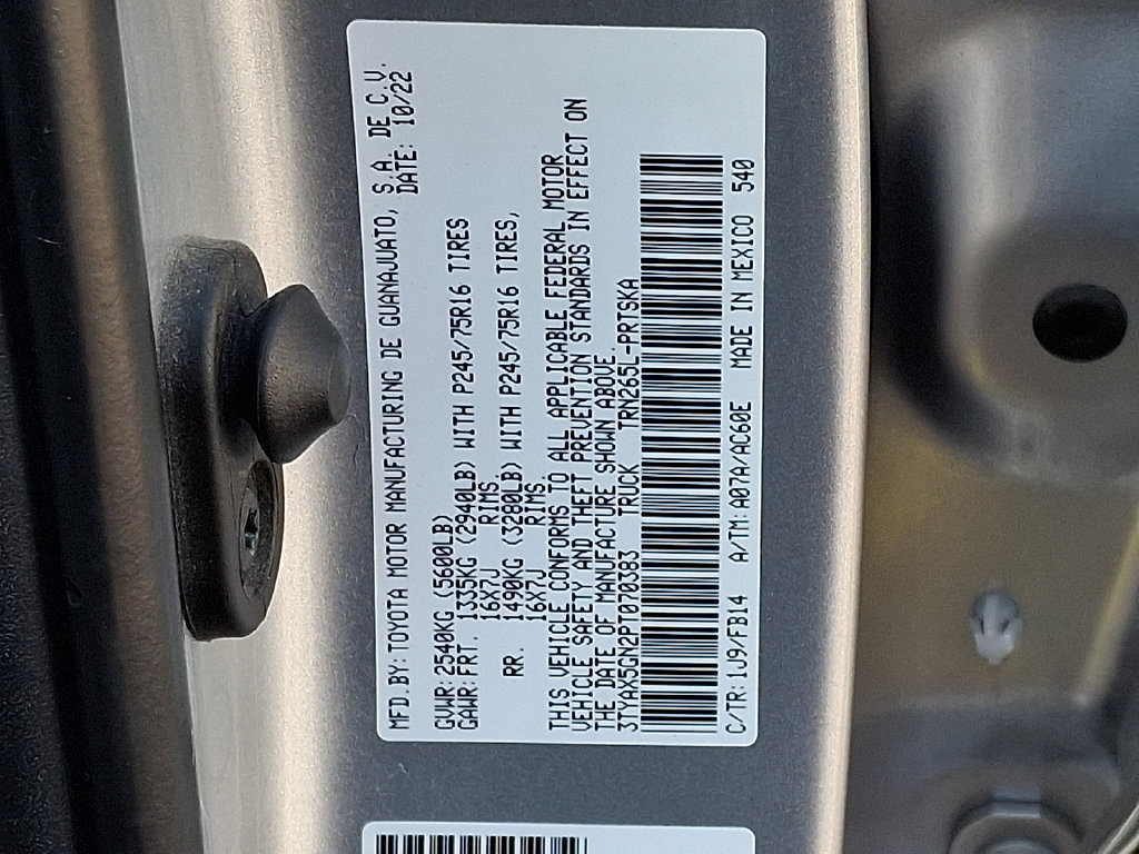 Certified 2023 Toyota Tacoma SR w/ SR Convenience Package RWD image 29