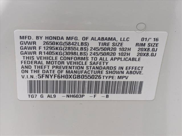 Used 2016 Honda Pilot Elite image 29