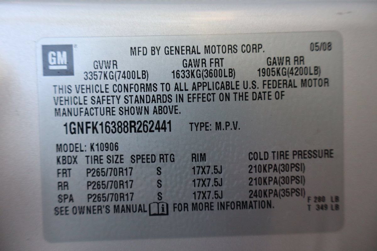 Used 2008 Chevrolet Suburban LT w/ LT Preferred Equipment Group AWD/4WD image 46