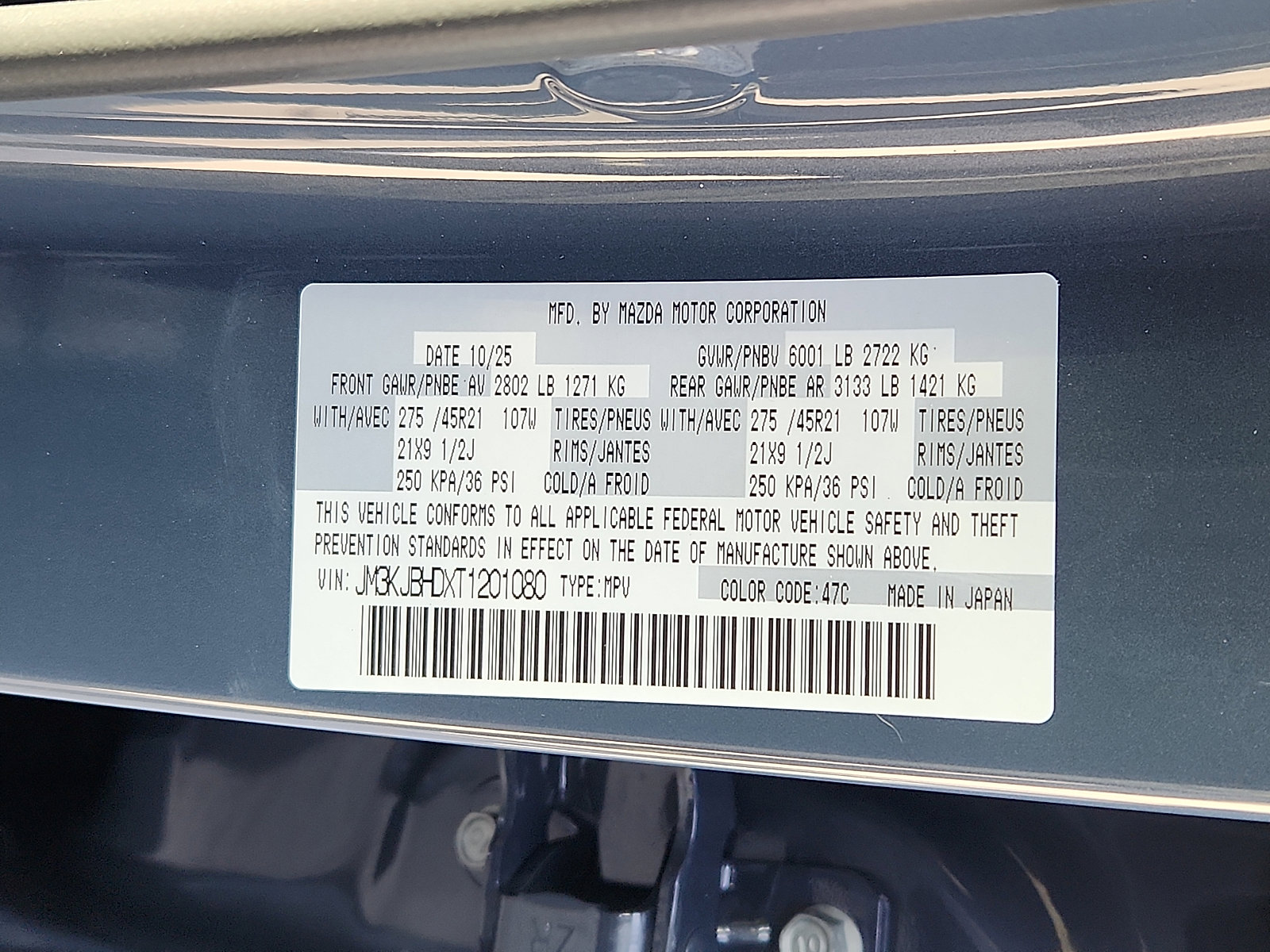 New 2026 MAZDA CX-70 3.3 Turbo w/ Preferred Package image 19