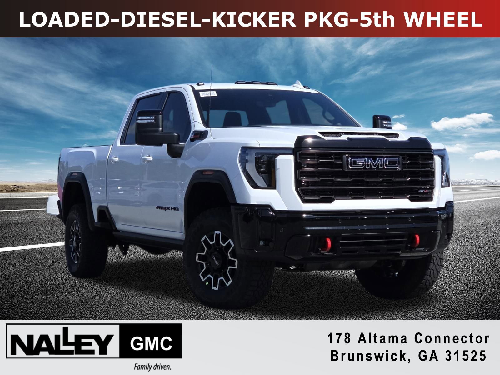 New 2026 GMC Sierra 2500 AT4X w/ LPO, Black Badging Package