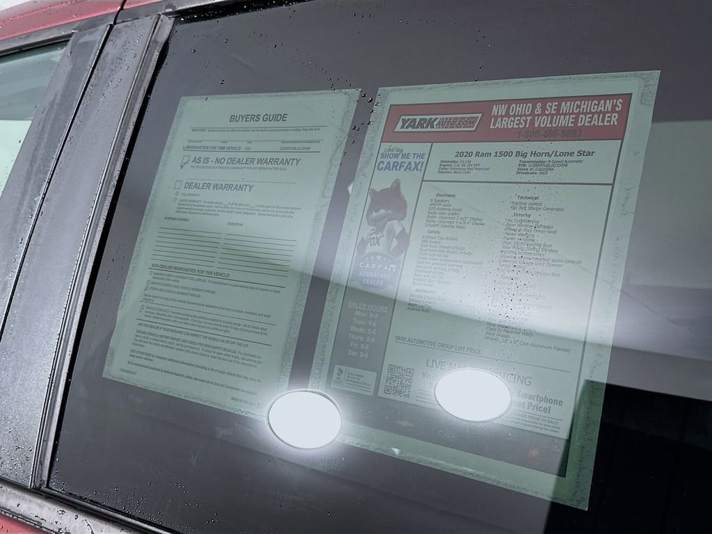 Certified 2020 RAM 1500 Big Horn image 16