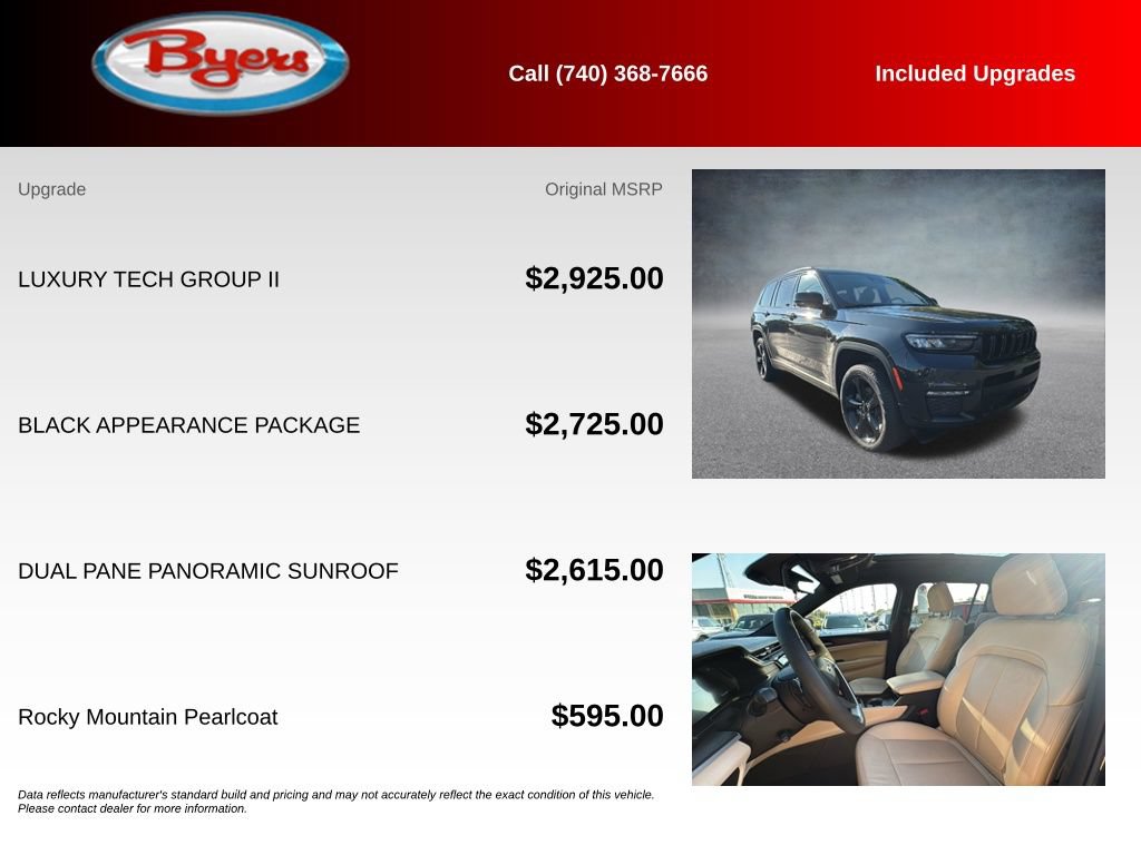 Used 2024 Jeep Grand Cherokee L Limited w/ Luxury Tech Group II AWD/4WD image 5
