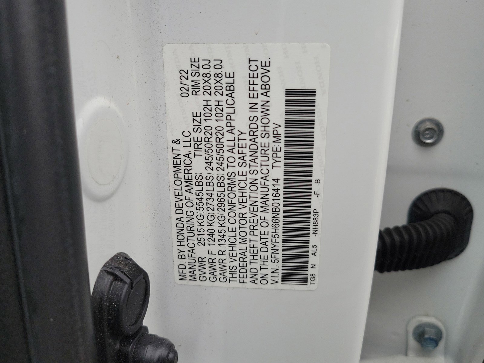 Used 2022 Honda Pilot Touring image 33