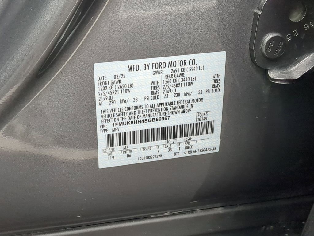 Used 2025 Ford Explorer Platinum w/ LUX Leather Package image 35