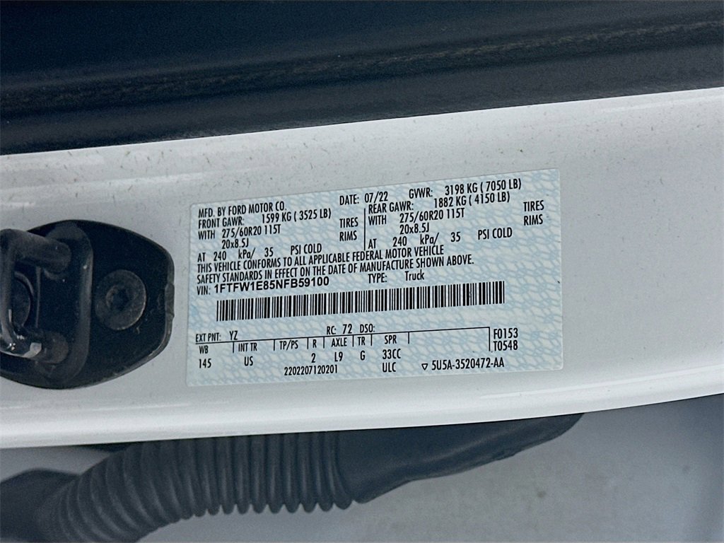 Used 2022 Ford F150 XLT w/ Equipment Group 302A High image 36