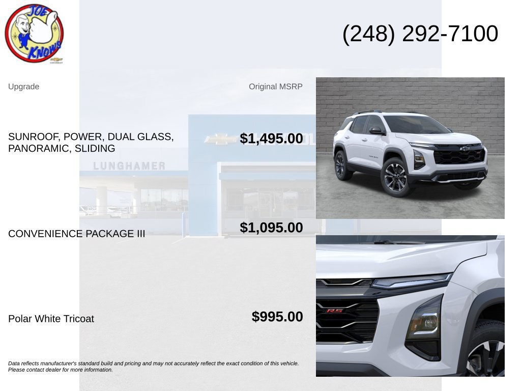 New 2027 Chevrolet Equinox RS w/ Convenience Package III AWD/4WD image 5