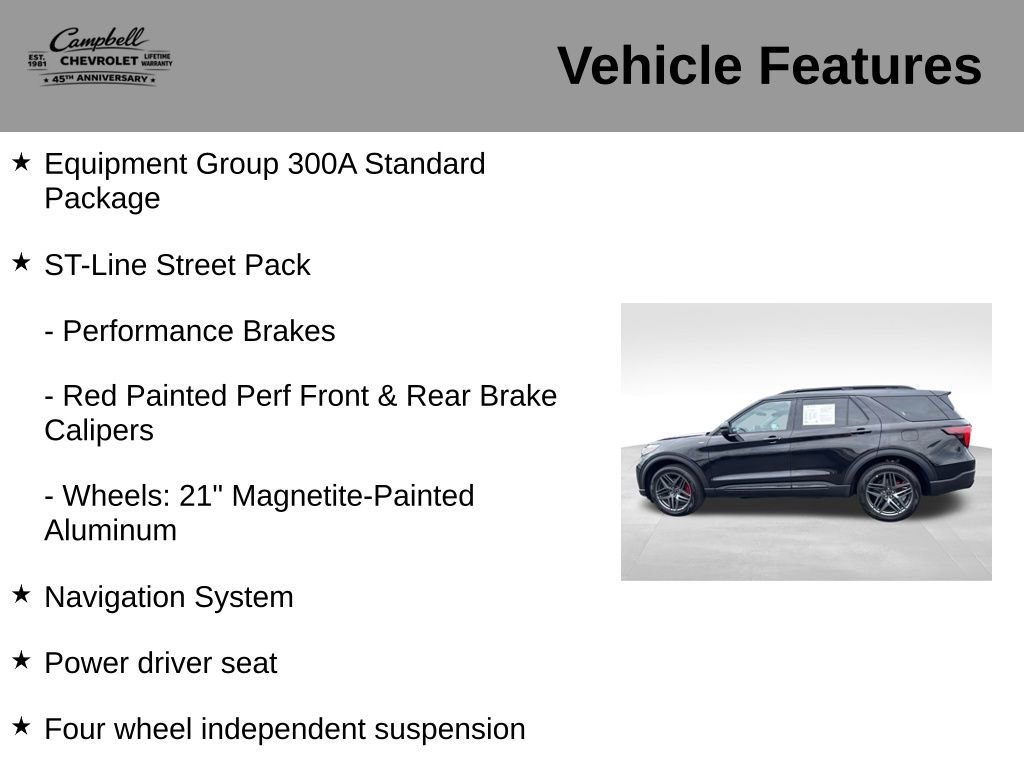 Used 2025 Ford Explorer ST-Line w/ ST-Line Street Pack AWD/4WD image 5