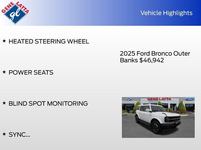 Used 2025 Ford Bronco Outer Banks image 35