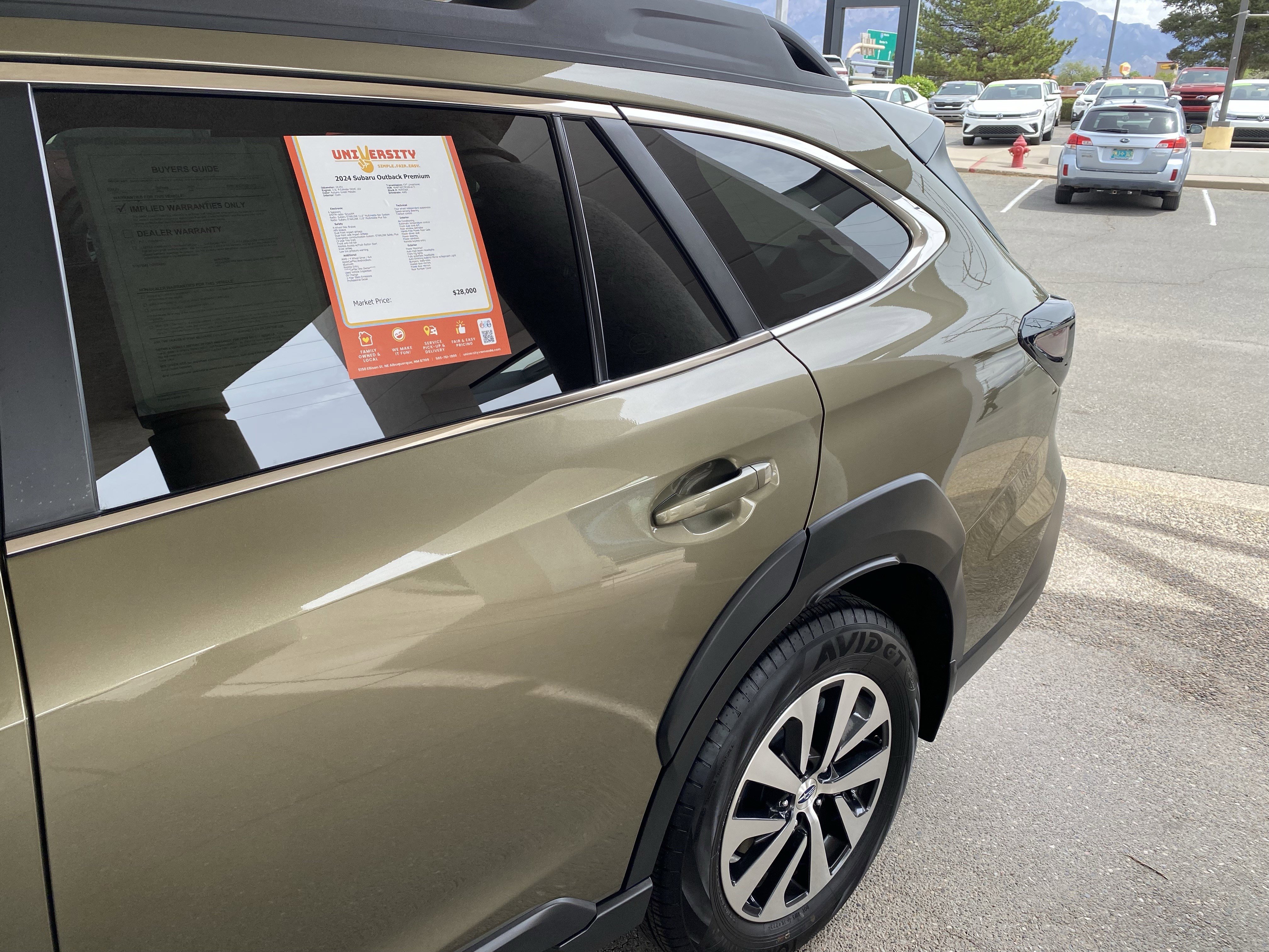 Used 2024 Subaru Outback Premium AWD/4WD image 58