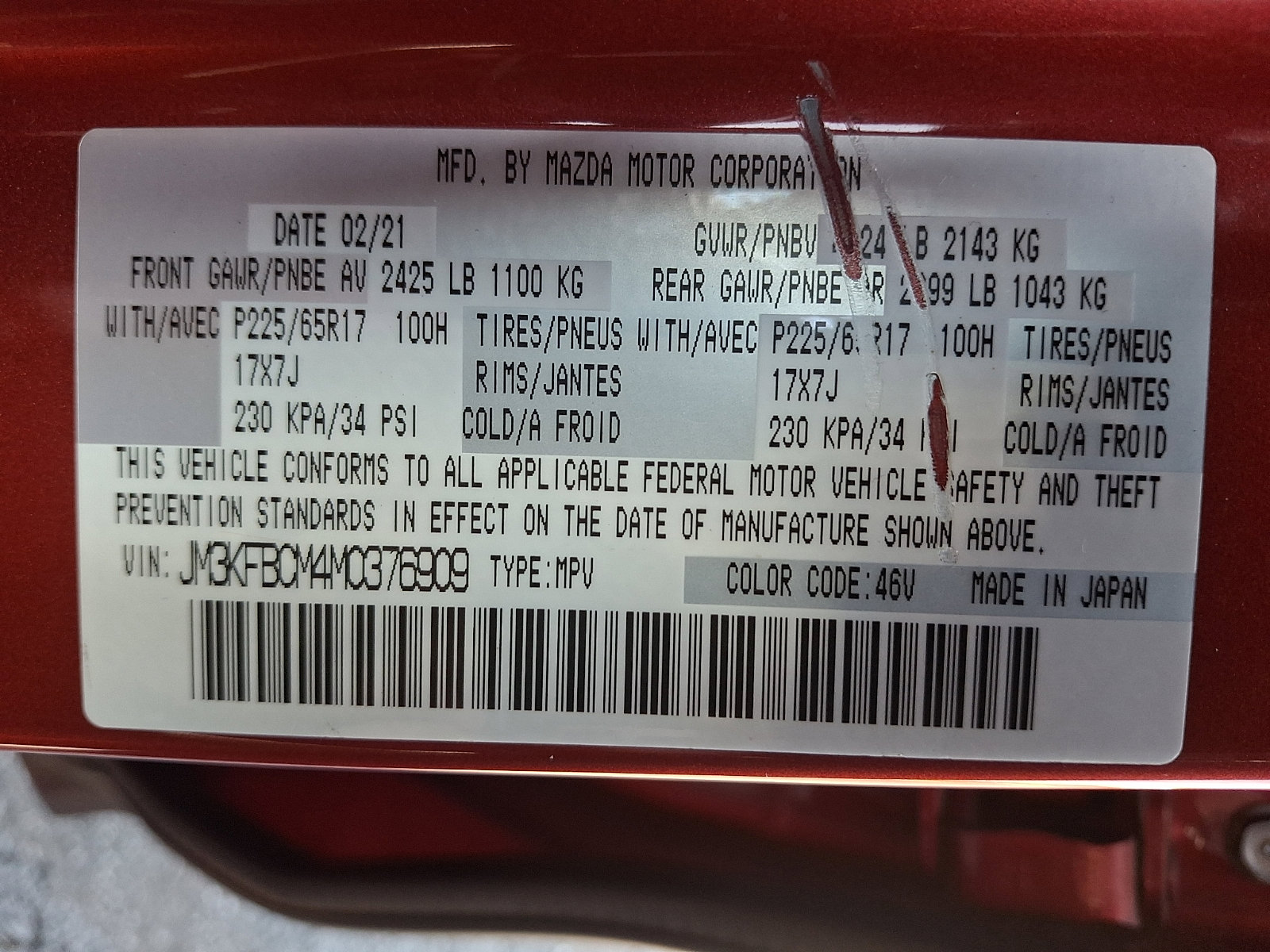 Used 2021 MAZDA CX-5 Touring w/ Touring Preferred SV Package AWD/4WD image 28