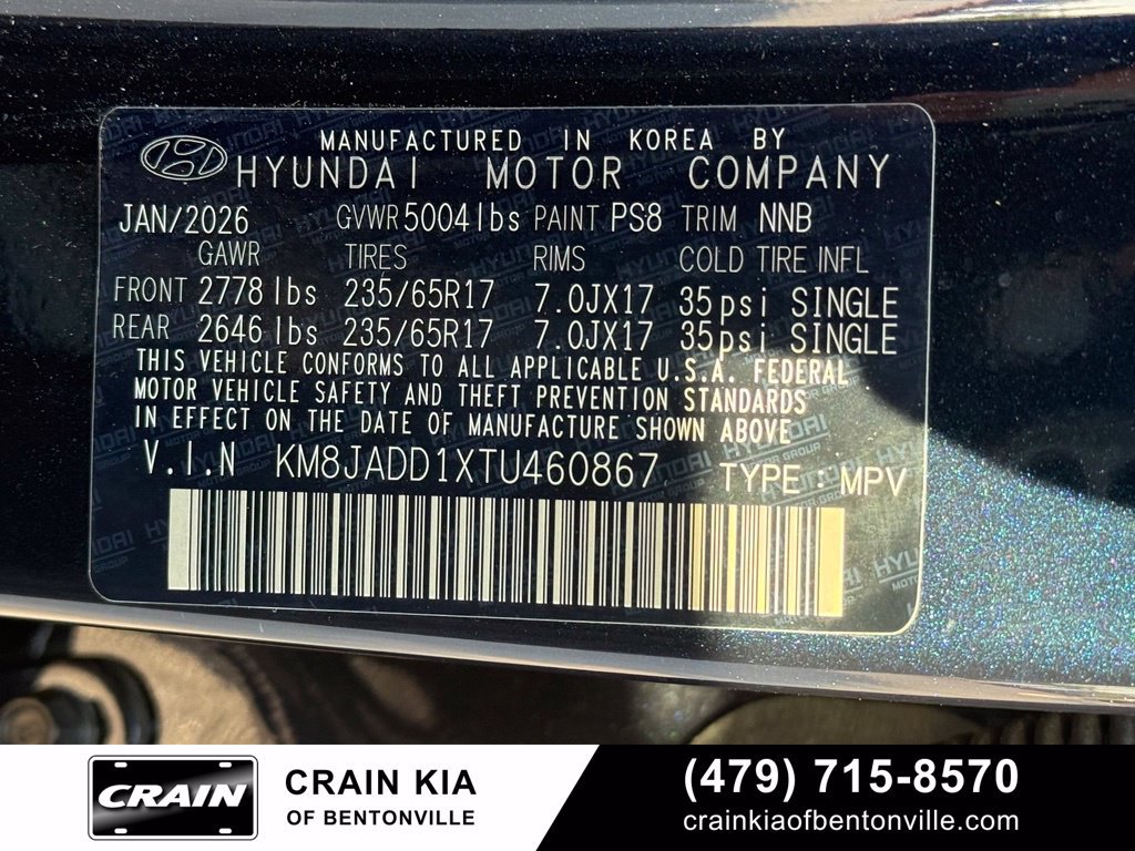Used 2026 Hyundai Tucson Blue SE w/ Tow & Go Package AWD/4WD image 35