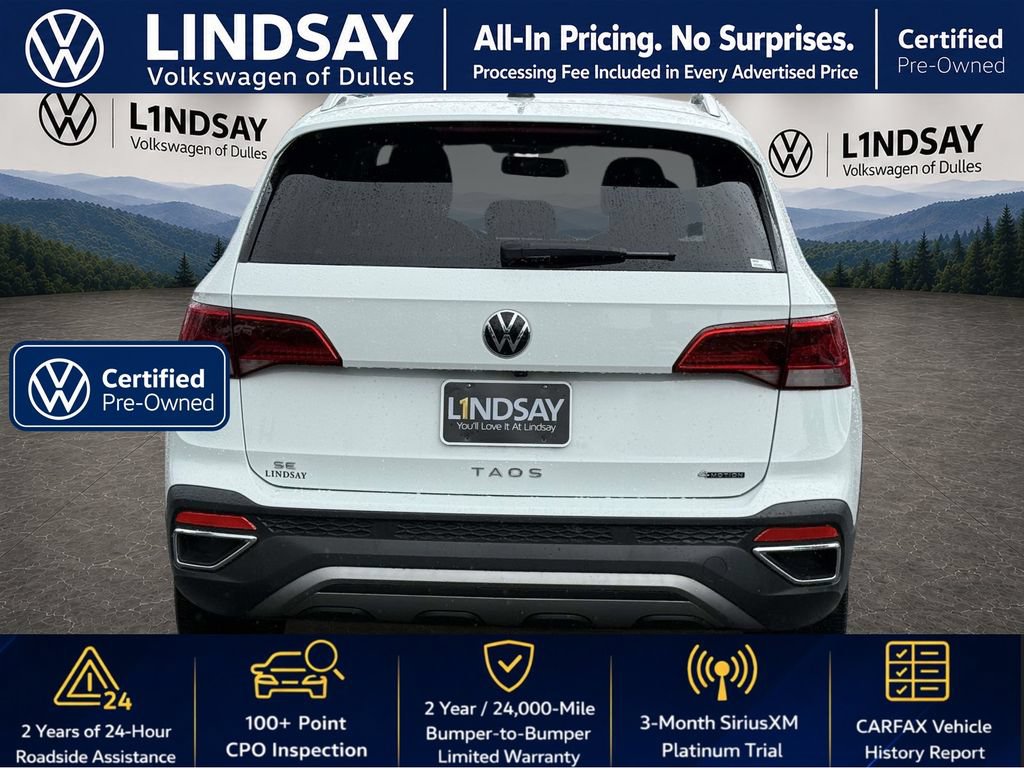 Certified 2022 Volkswagen Taos SE AWD/4WD image 6