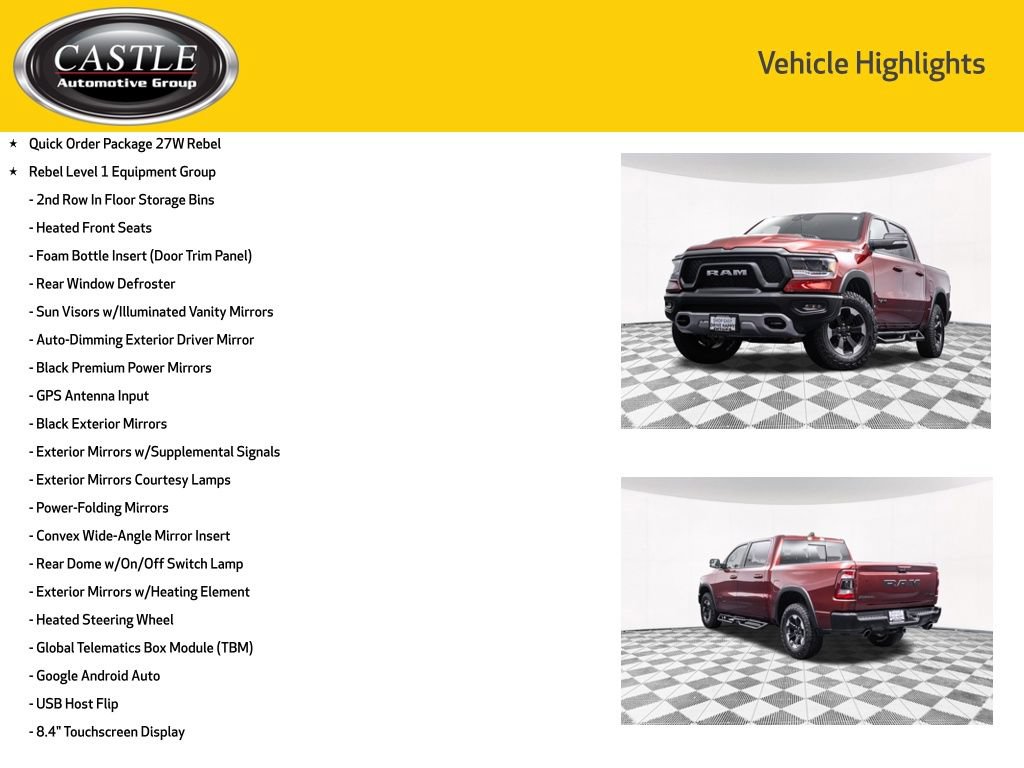 Used 2022 RAM 1500 Rebel w/ Rebel Level 1 Equipment Group AWD/4WD image 4