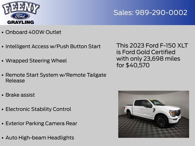 Used 2023 Ford F150 XLT w/ Equipment Group 302A High image 22