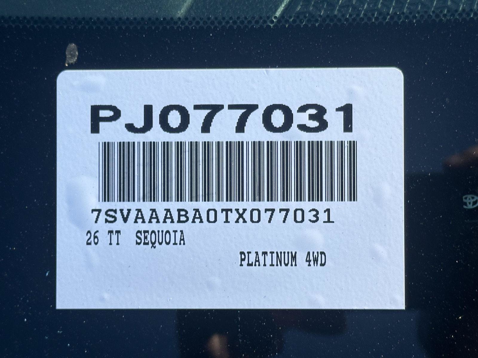 Certified 2026 Toyota Sequoia Platinum AWD/4WD image 65