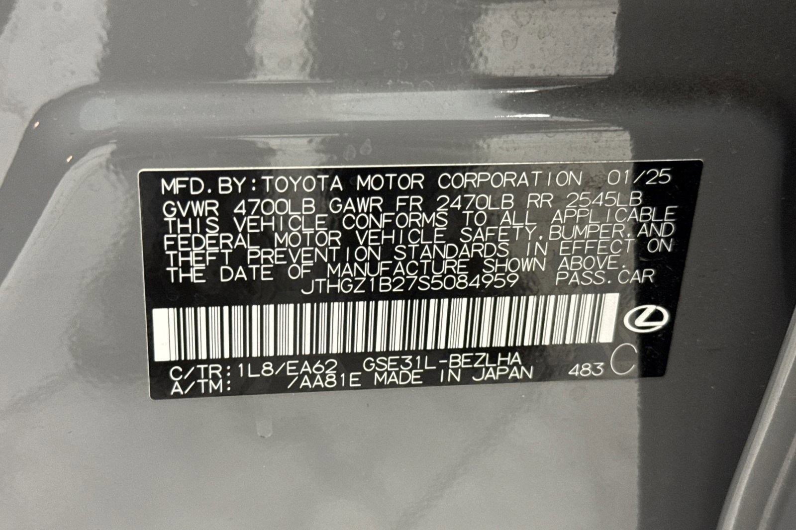 Certified 2025 Lexus IS 350 F Sport w/ Navigation Package image 20