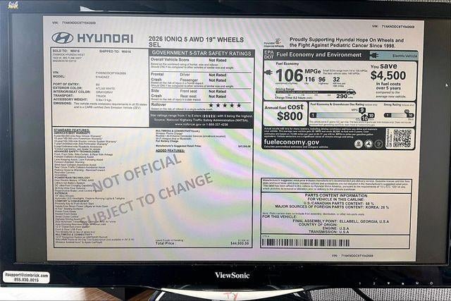 New 2026 Hyundai Ioniq 5 SEL AWD/4WD image 37