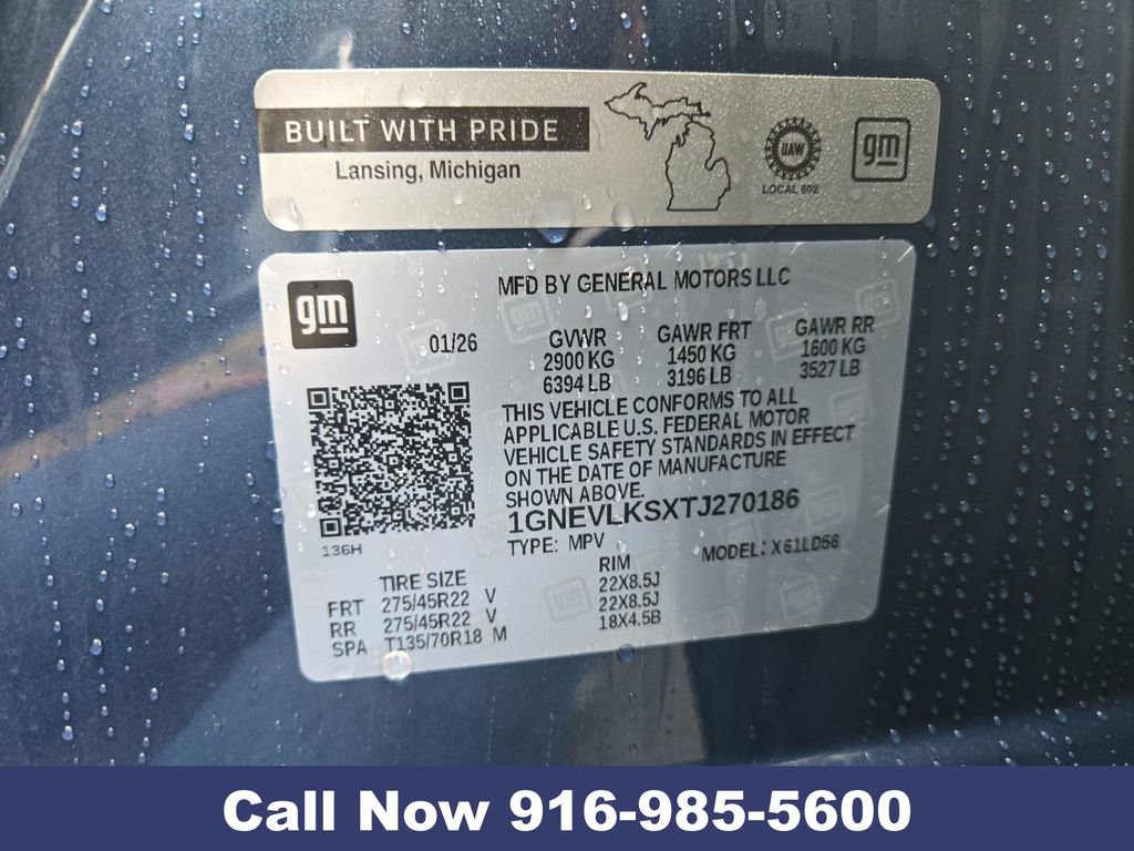 New 2026 Chevrolet Traverse RS w/ LPO, Floor Liner Package image 38