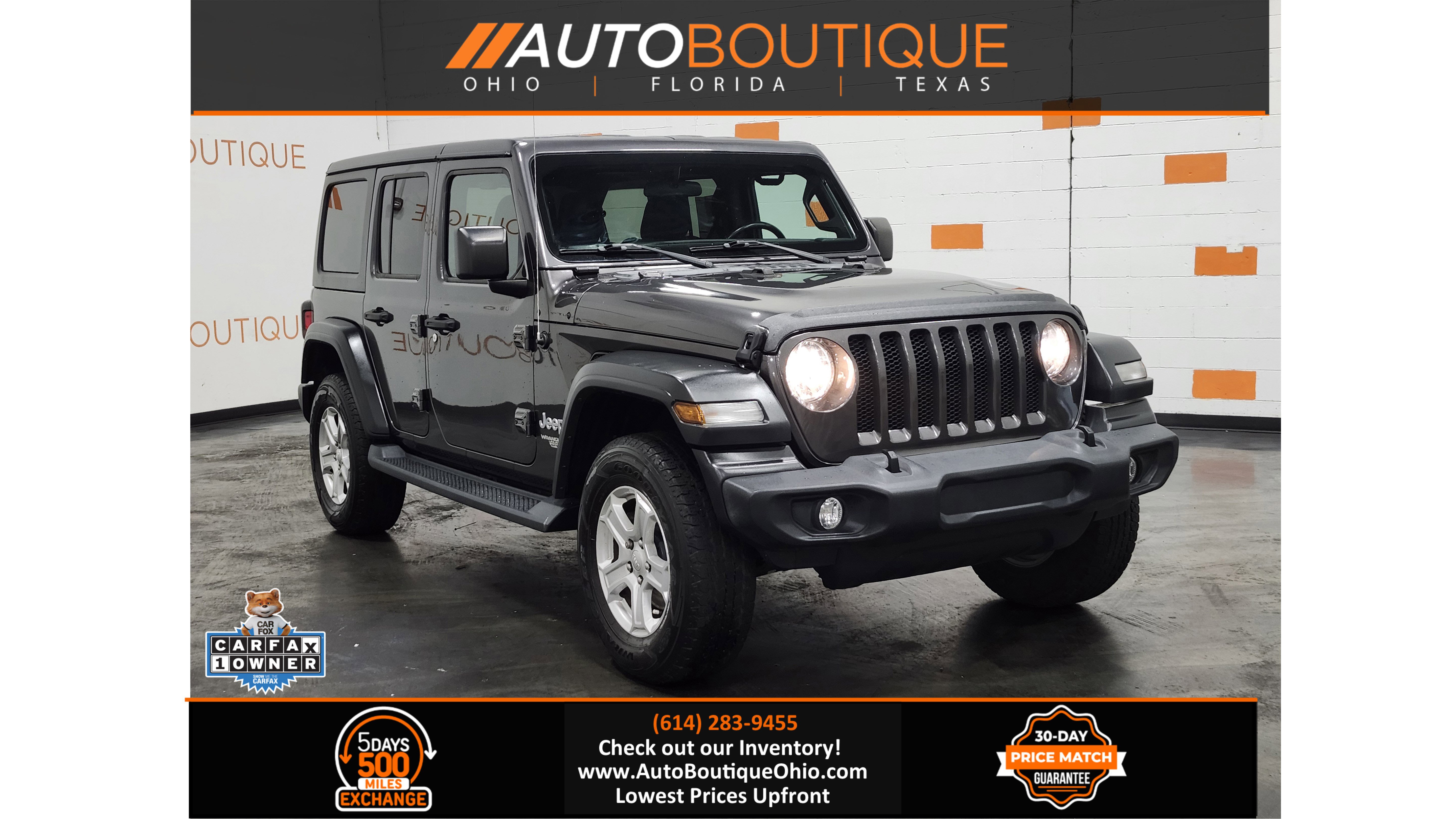 Used 2020 Jeep Wrangler Unlimited Sport S