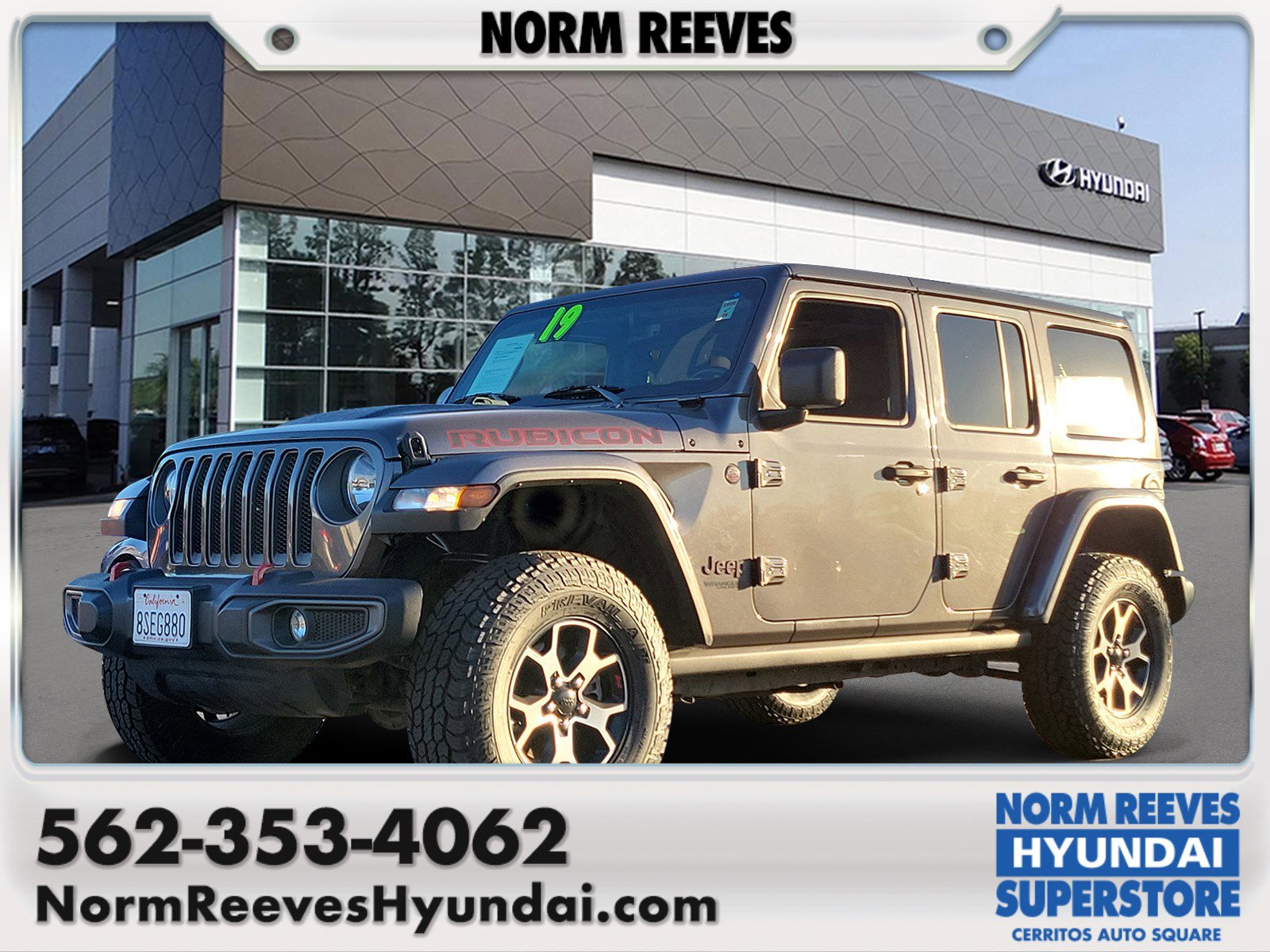 Used 2019 Jeep Wrangler Unlimited Rubicon image 1