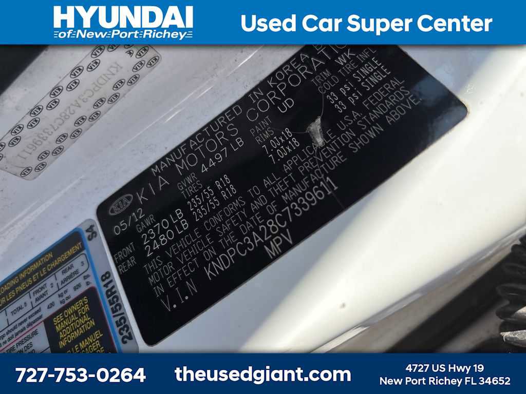 Used 2012 Kia Sportage EX w/ EX Premium Pkg FWD image 12