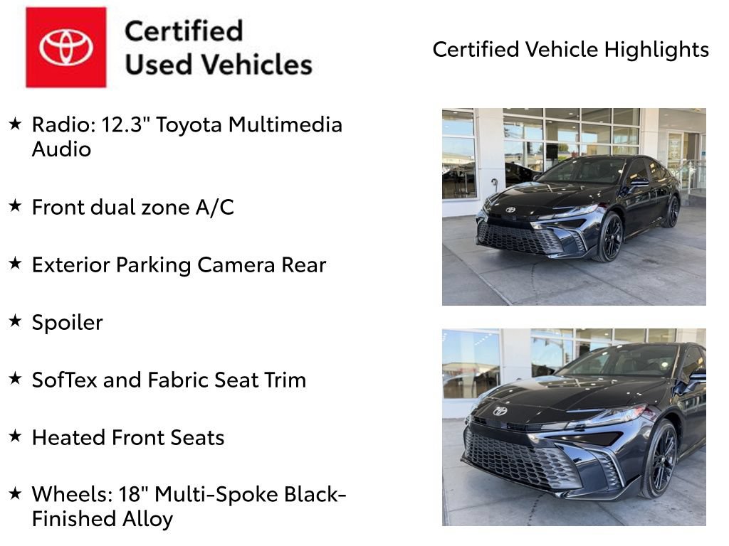 Certified 2026 Toyota Camry SE FWD image 7