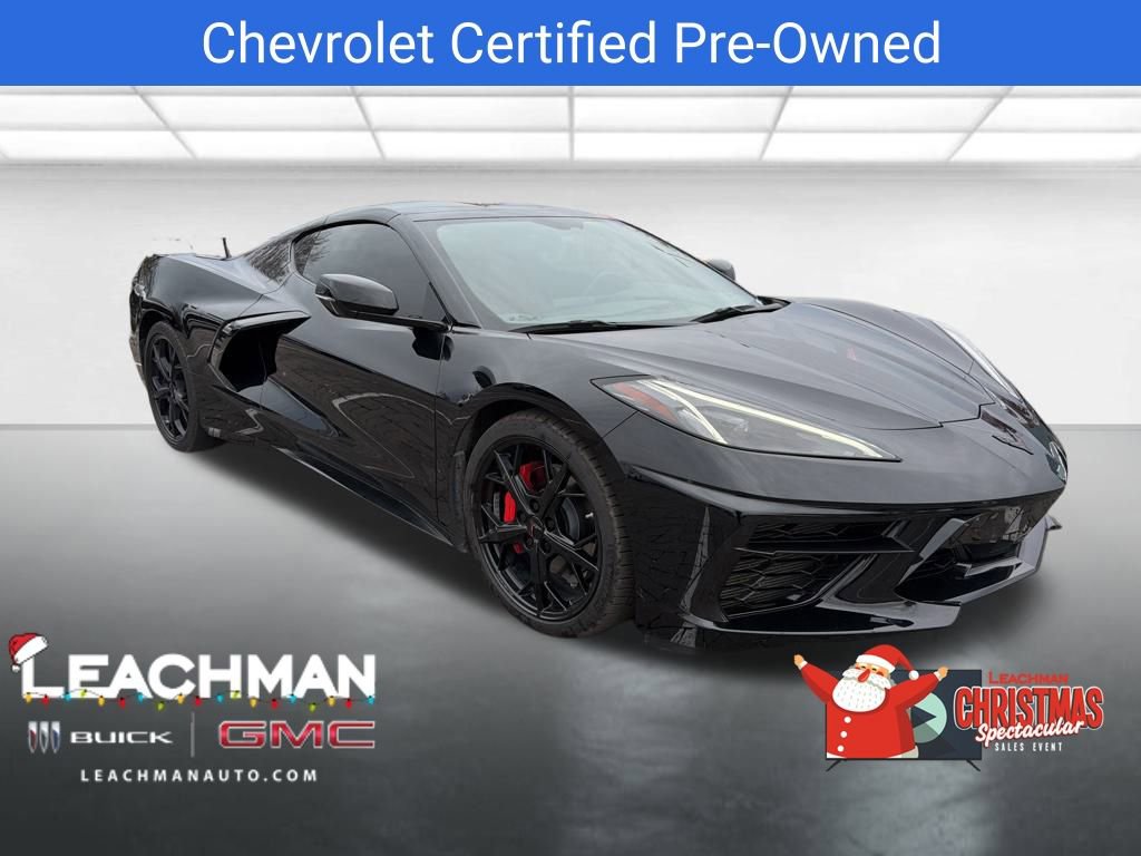 Certified 2022 Chevrolet Corvette Stingray Coupe w/ Engine Appearance Package