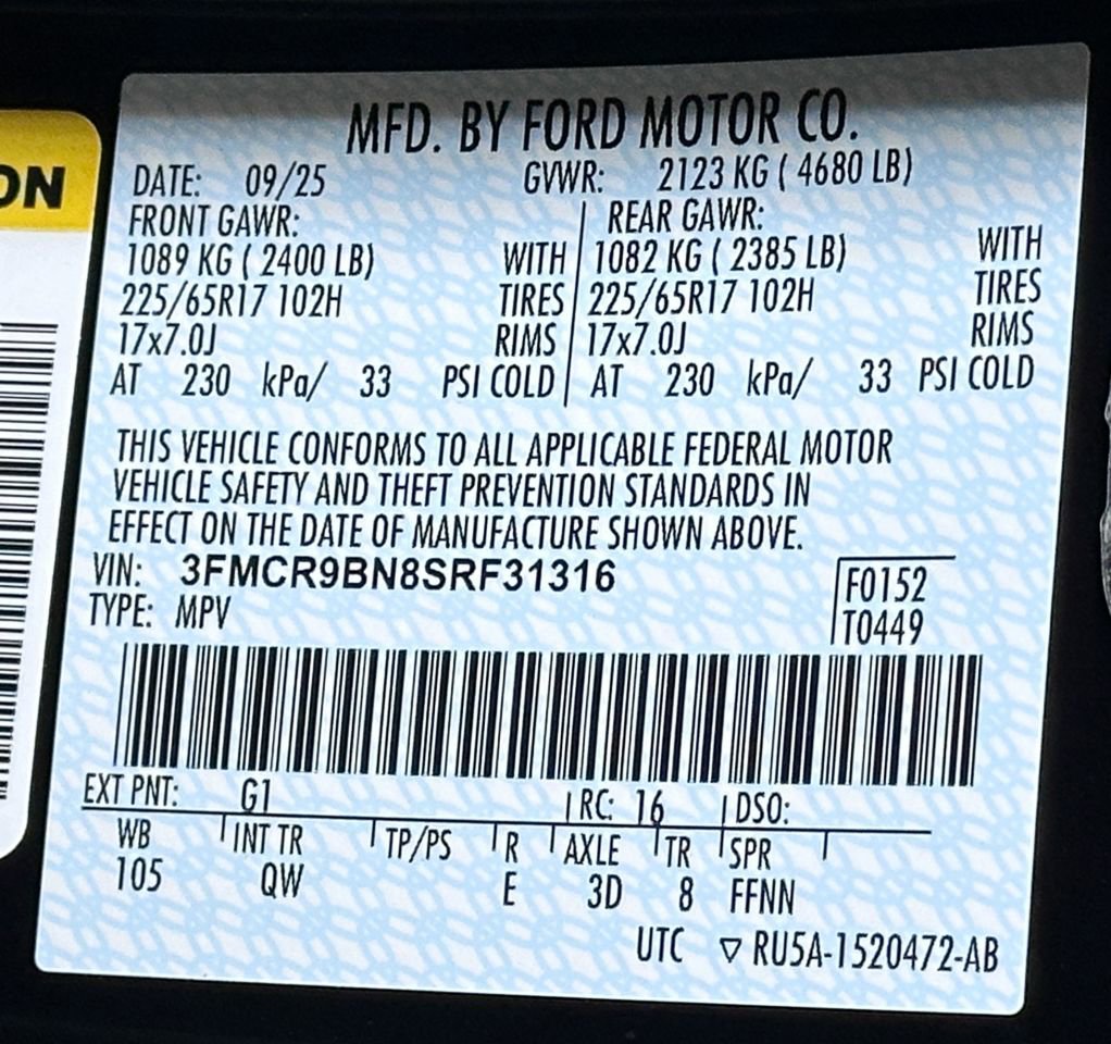 New 2025 Ford Bronco Sport Big Bend w/ Convenience Package image 43