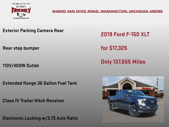 Used 2019 Ford F150 XLT w/ Equipment Group 302A Luxury image 10
