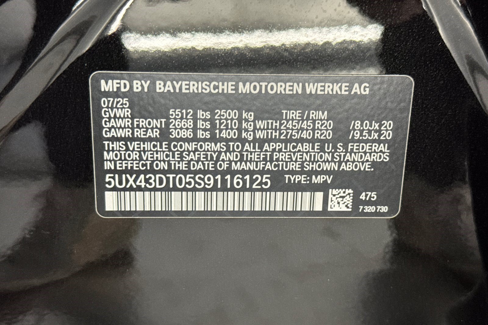 Certified 2025 BMW X4 M40i w/ Premium Package AWD/4WD image 20