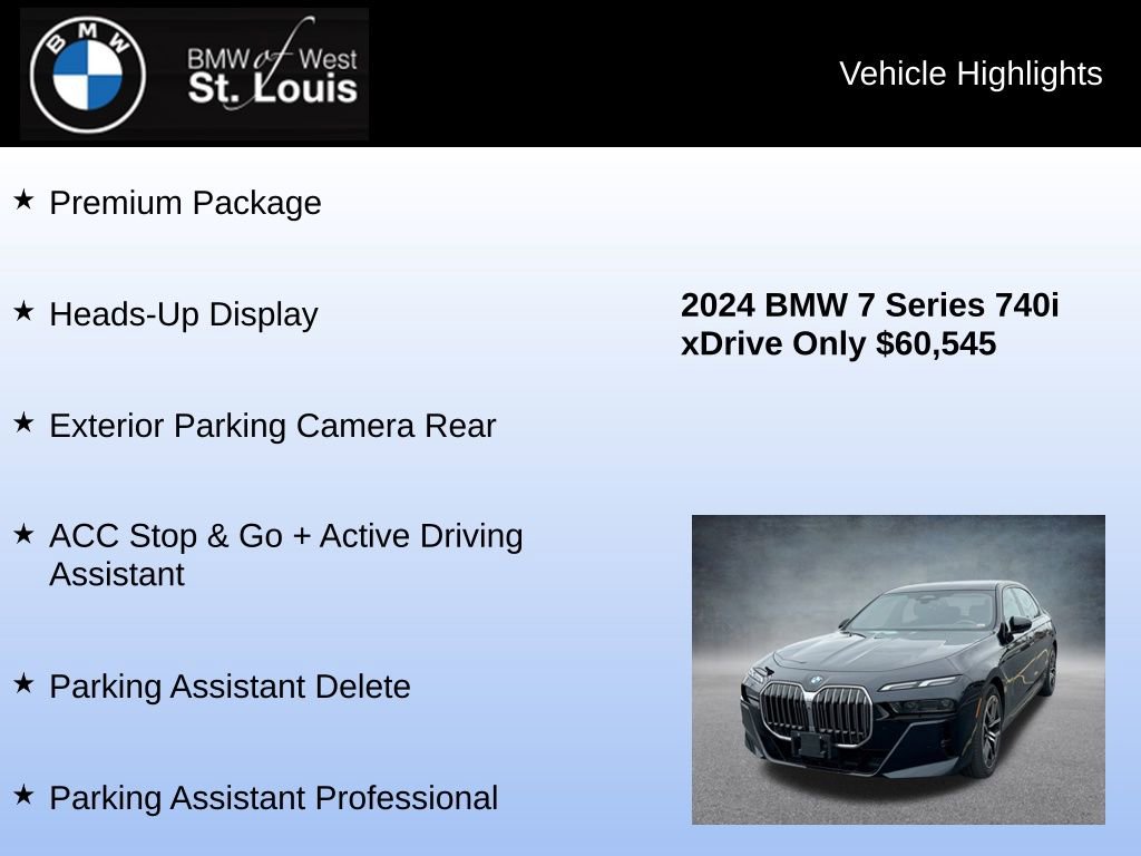 Used 2024 BMW 740i xDrive image 16