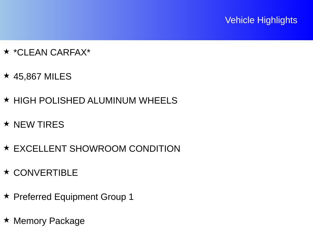 Used 2004 Chevrolet Corvette Convertible w/ Preferred Equipment Group RWD image 4