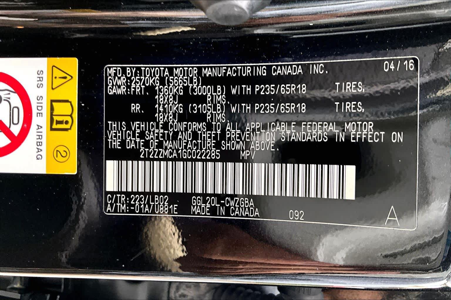 Used 2016 Lexus RX 350 FWD w/ Premium Package image 32