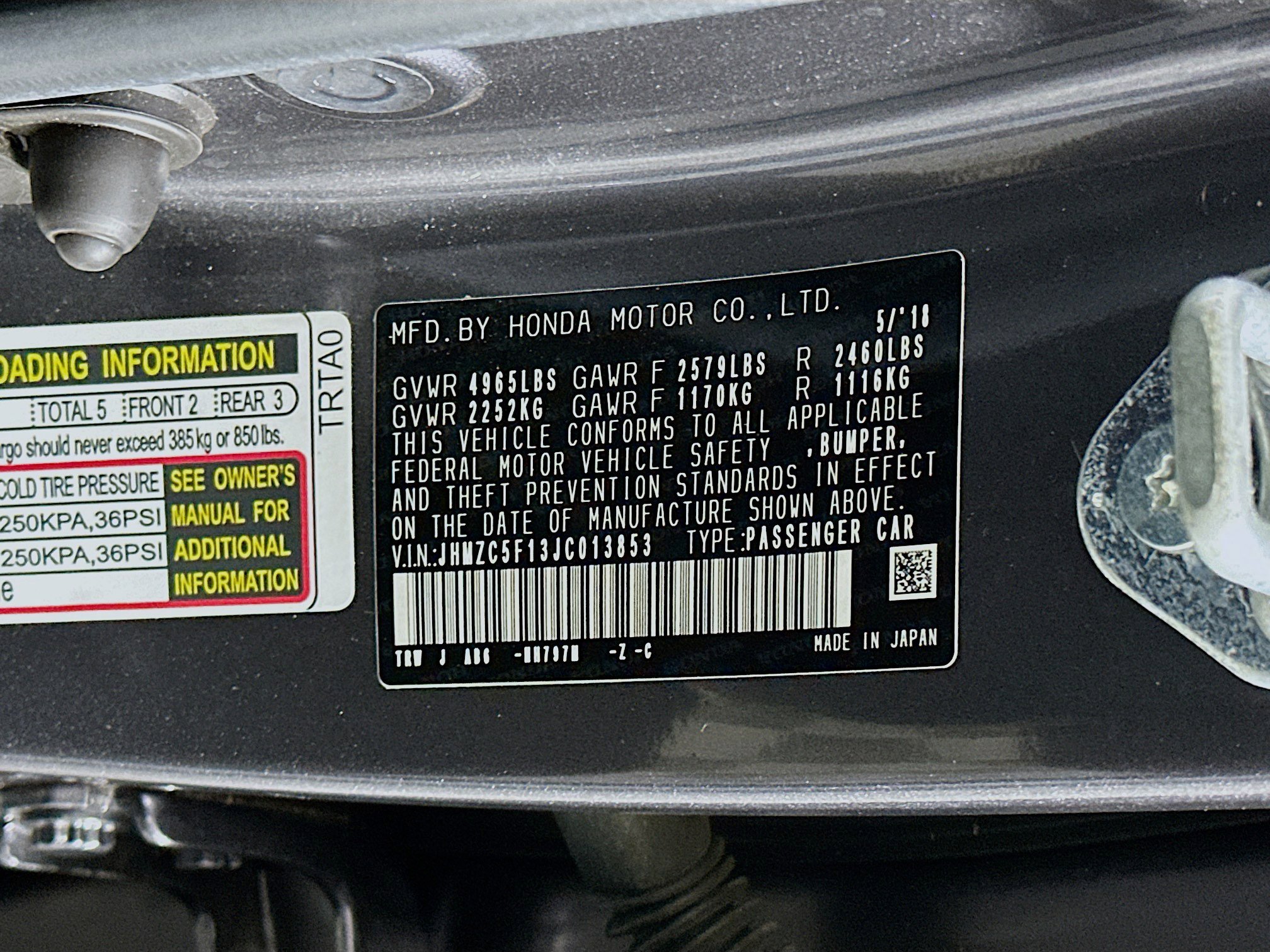 Used 2018 Honda Clarity Plug-In Hybrid image 12