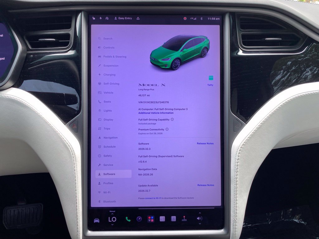 Used 2020 Tesla Model X Long Range AWD/4WD image 2