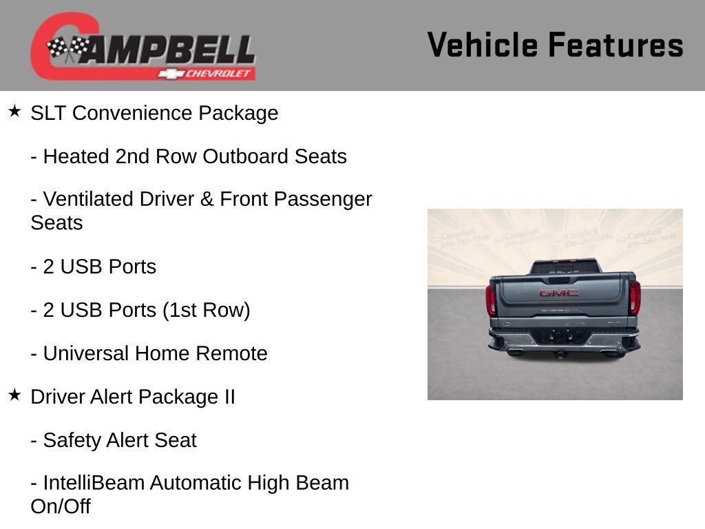 Used 2019 GMC Sierra 1500 SLT w/ SLT Premium Plus Package image 31