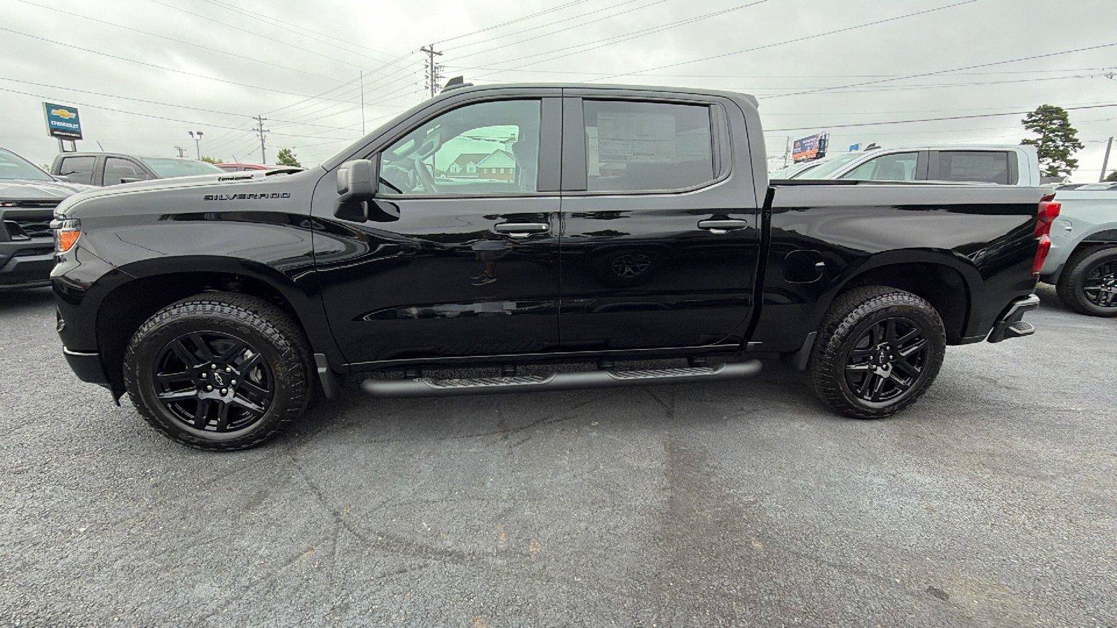 New 2026 Chevrolet Silverado 1500 Custom w/ Turbomax Blackout Package RWD image 8