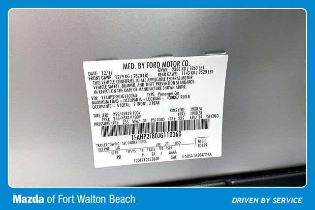 Used 2018 Ford Taurus Limited FWD image 16