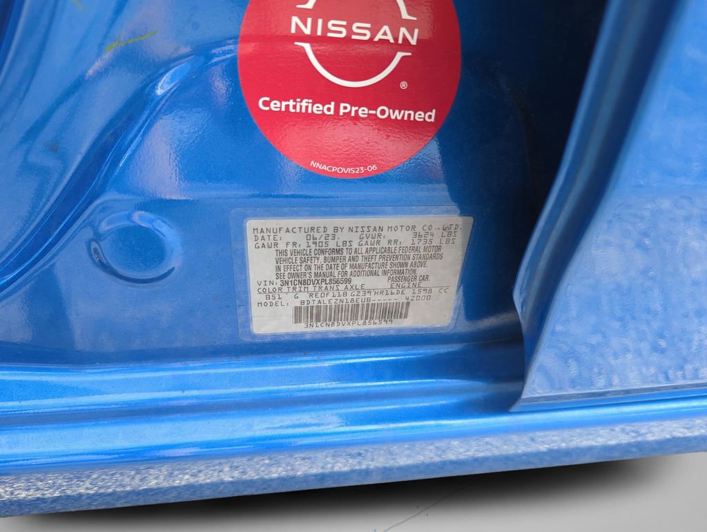 Certified 2023 Nissan Versa S w/ Trunk Package FWD image 47
