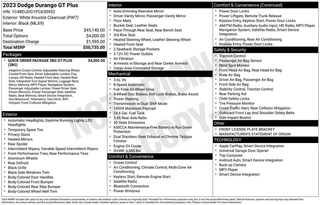 Used 2023 Dodge Durango GT image 35