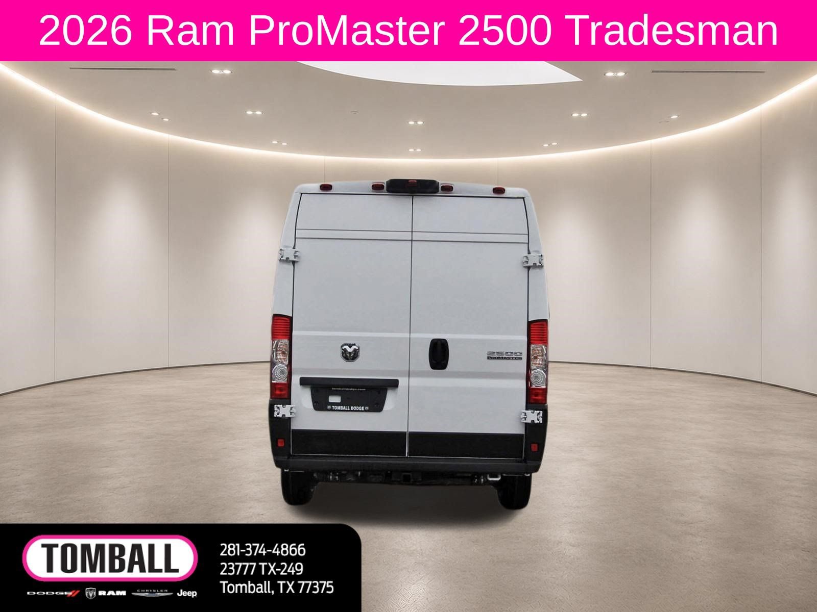 New 2026 RAM ProMaster 2500 w/ Convenience Group FWD image 6