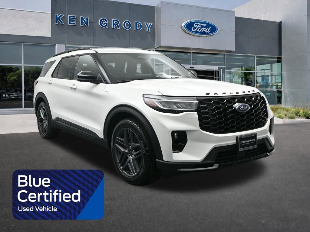 Certified 2025 Ford Explorer ST-Line w/ Premium Package 360° Tour