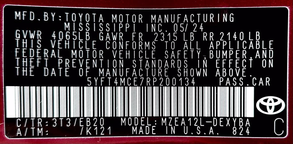 Certified 2024 Toyota Corolla XSE FWD image 25